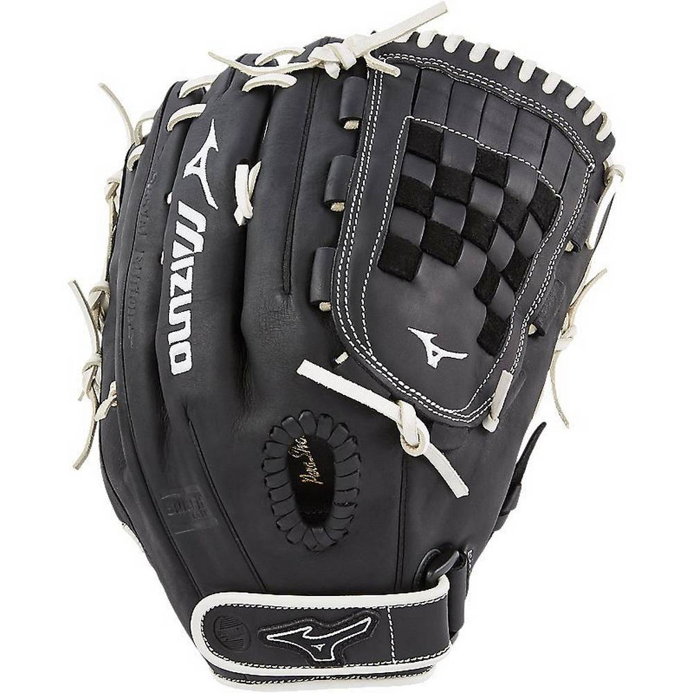 Damske Rukavice Mizuno MVP Prime SE Fastpitch 13" Softball Čierne/Strieborne Vypredaj IXTQ63748